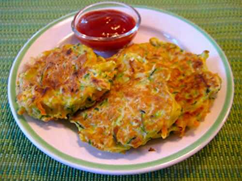 Galettes de légumes au thermomix - pour accompagner votre plat.