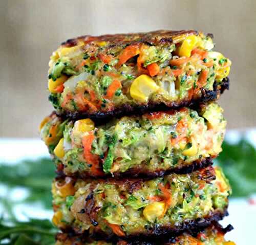 Galettes de légumes - un délice pour accompagner vos plats.