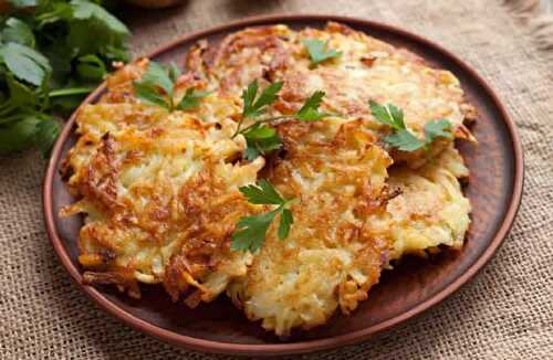 Galettes de pommes de terre dorées - pour votre entrée de plat