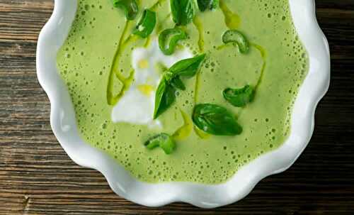 Gaspacho de courgettes au thermomix - recette soupe thermomix.