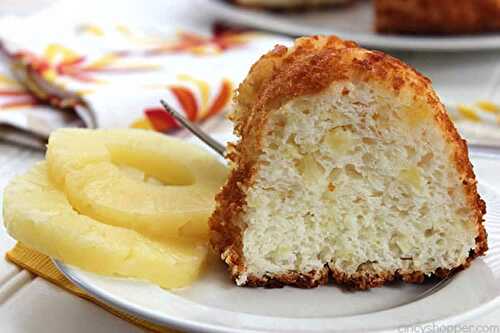 Gâteau à l'ananas moelleux au thermomix - le cake du petit déjeuner.