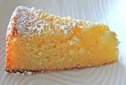 Gâteau à l'orange et amande au thermomix - le cake moelleux.
