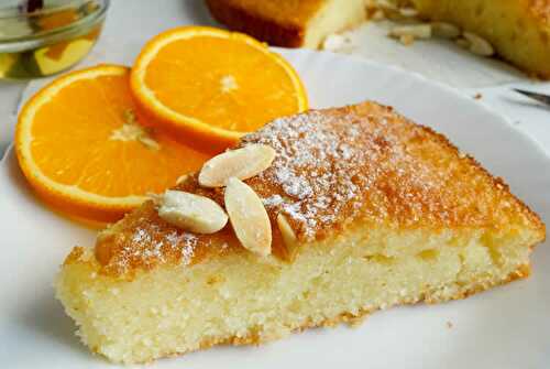 Gâteau à la semoule et orange au cookeo - le cake moelleux.