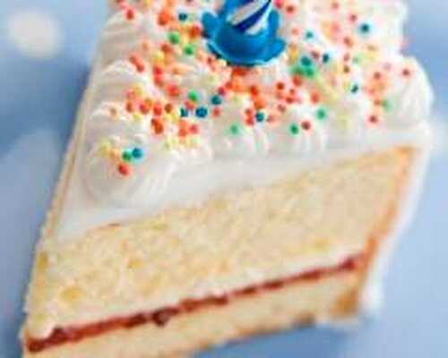 Gateau anniversaire - recette facile à la maison pour ce gâteau.