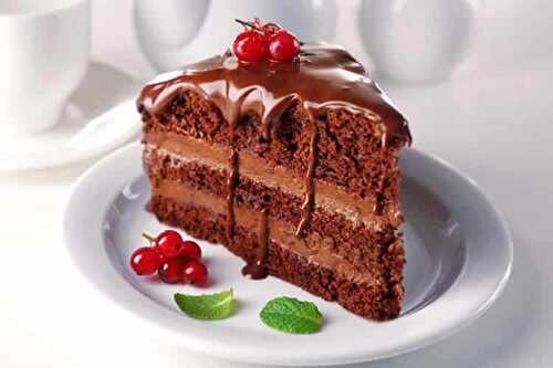 Gâteau au chocolat à la crème - pour votre dessert ou goûter.