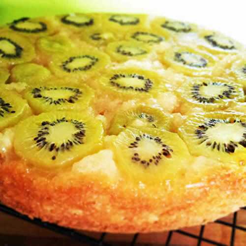 Gâteau au kiwi au thermomix - un délicieux cake pour votre goûter.
