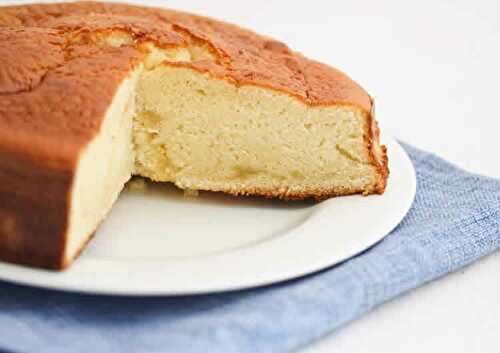 Gâteau au lait au thermomix - cake très moelleux au thermomix.