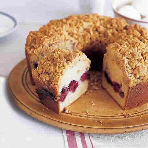 Gâteau aux amandes noix et framboises au thermomix