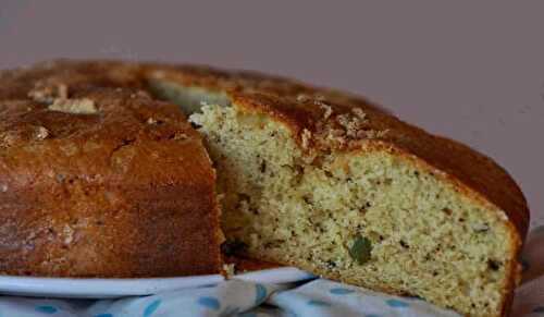 Gâteau aux fruits confits et chocolat au thermomix - cake moelleux