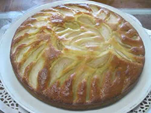 Gateau aux poires - recette très facile pour faire une tarte aux poires