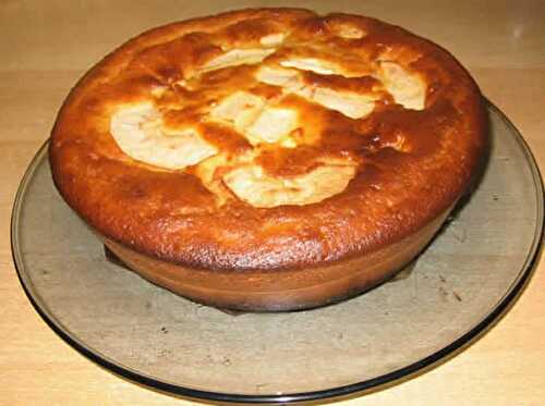 Gâteau aux pommes et yaourt avec thermomix - fait maison