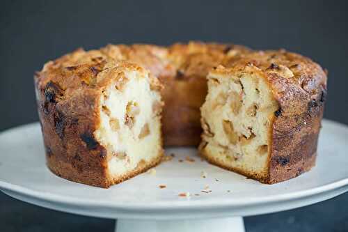 Gâteau aux pommes recette facile du cake moelleux.