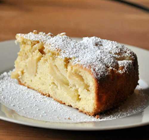 Gateau aux pommes ultra rapide - votre gâteau express du goûter.