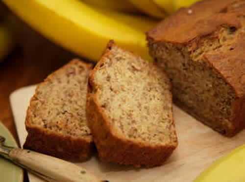 Gateau banane sans oeuf - recette facile pour votre gâteau.