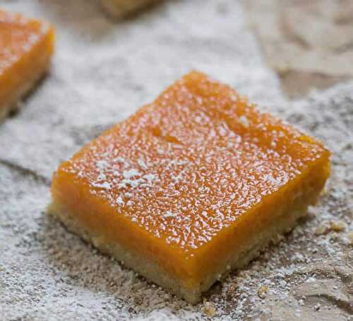 Gâteau barre à la papaye - pour votre goûter ou dessert.