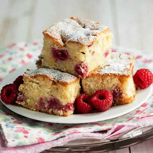 Gâteau chocolat blanc et framboises au thermomix