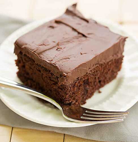 Gateau chocolat ganache moka - un délicieux gâteau pour votre dessert.