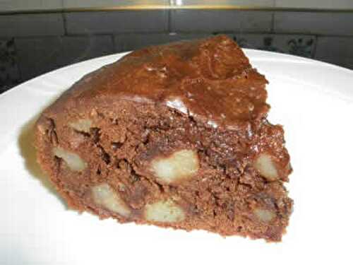 Gateau chocolat poires - recette facile pour votre dessert.