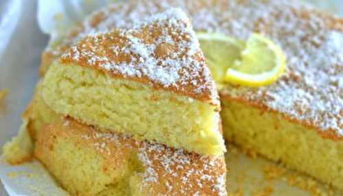 Gateau facile au citron - recette facile pour faire votre dessert.