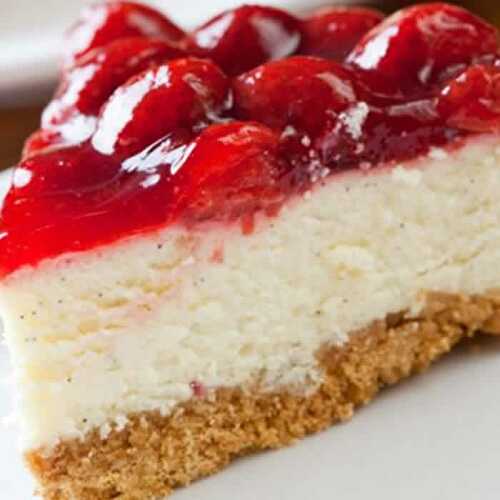 Gateau fromage framboises - un dessert pour toute la famille.