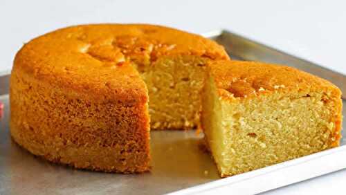 Gâteau moelleux à la vanille au thermomix - cake idéal du petit déjeuner