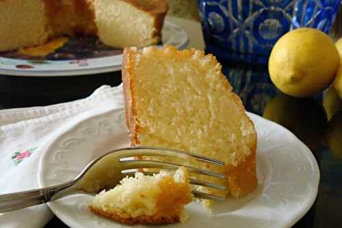 Gâteau moelleux au citron - pour votre goûter ou petit déjeuner