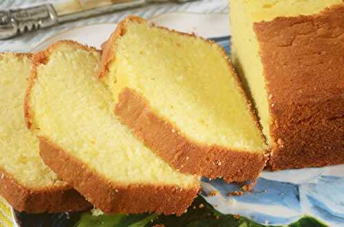 Gâteau nature moelleux au thermomix - un délicieux cake léger