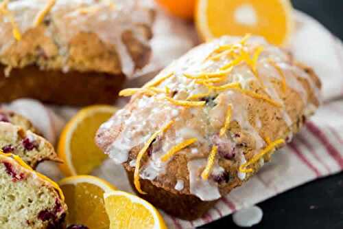 Gâteau orange canneberges - pour votre goûter aujourd'hui.