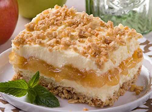 Gâteau pommes sans cuisson au thermomix - votre dessert.