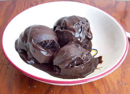 Glace chocolat noir avec thermomix - recette thermomix facile.