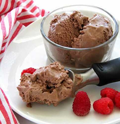 Glace chocolat sans sorbetiere avec thermomix - recette thermomix.