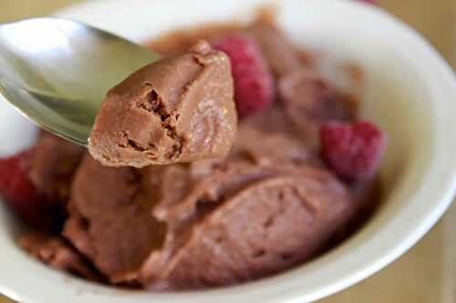 Glace yaourt chocolat avec thermomix - recette thermomix.