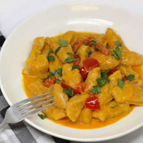 Gnocchis curry cookeo - un délice pour votre plat de dîner.