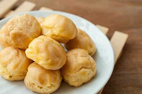 Gougères légères au thermomix - une délicieuse pâte à choux