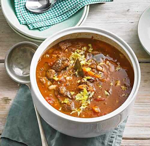 Goulash italien au thermomix - boeuf mijoté de paprika et haricots blancs