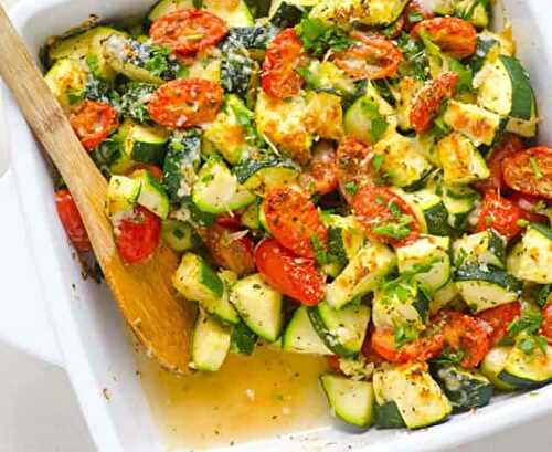 Gratin courgettes et tomates - un délicieux plat au four