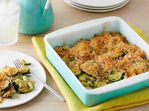 Gratin de courgette et parmesan avec thermomix - recette thermomix.