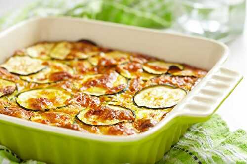 Gratin de courgettes au four - un délice pour votre dîner.