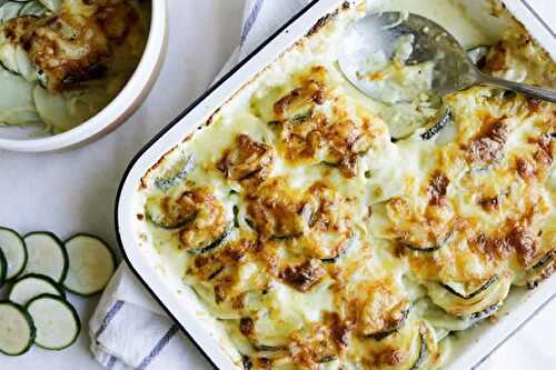 Gratin de courgettes et pommes de terre - le plat le plus demandé