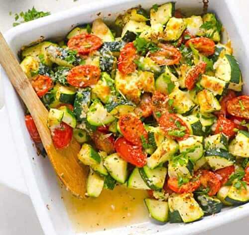 Gratin de courgettes et tomates - un délicieux dîner en 30 minutes