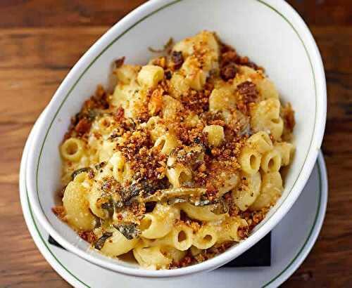 Gratin de pâtes au chou - plat de macaroni au four pour votre dîner