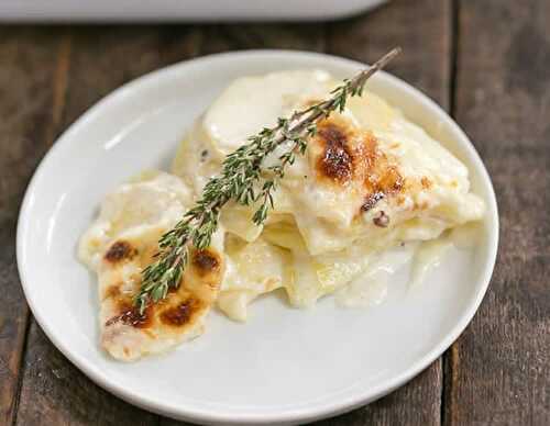 Gratin de pommes de terre au fromage - plat au four pour votre déjeuner