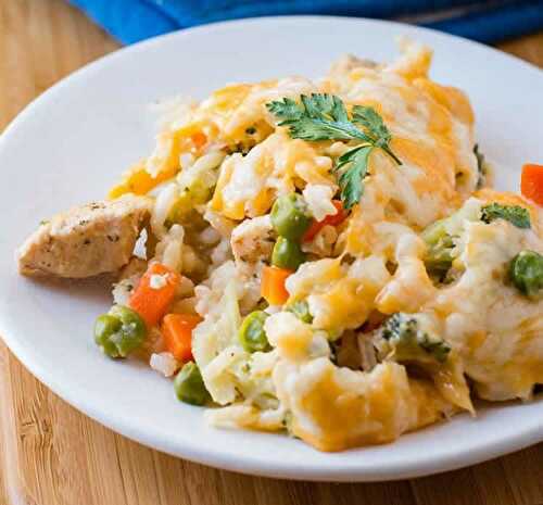 Gratin de poulet aux légumes - faites en votre plat principal