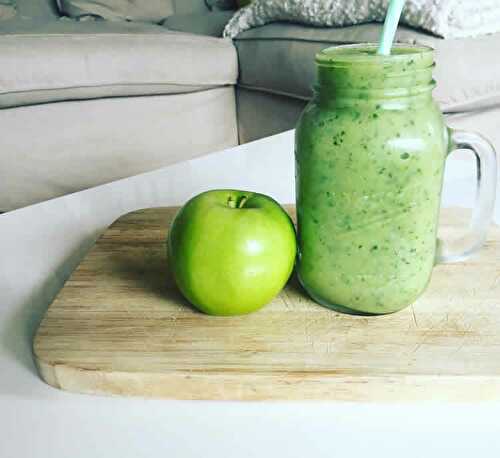 Green smoothie detox pomme banane avec thermomix - recette thermomix.