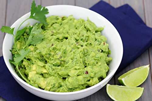 Guacamole avec thermomix - recette facile à la maison.