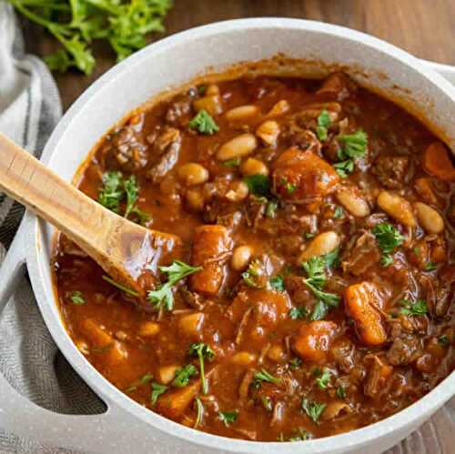 Haricots blancs à la toscane Weight Watchers - un dîner à 3 SP