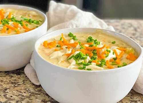 Idée de soupe minceur - potage minceur et diététique aux légumes.