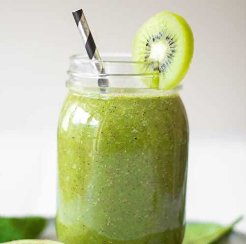 Jus detox bananes kiwi - un délicieux smoothie protéiné