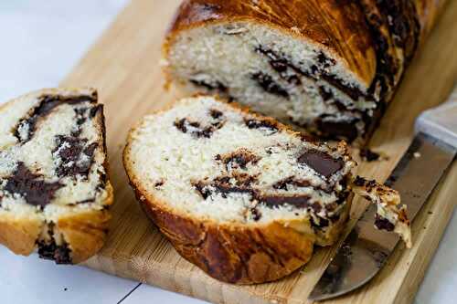 La brioche polonaise - babka - un cake moelleux au chocolat.