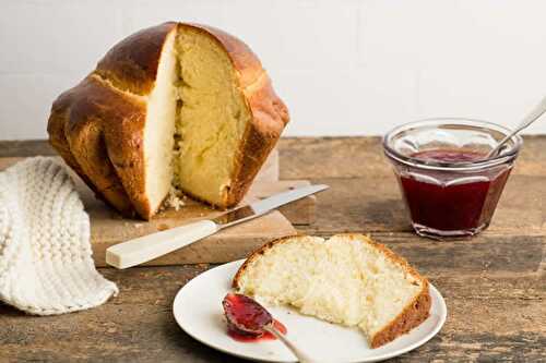 La meilleure Brioche du petit déjeuner - aussi pour le goûter.